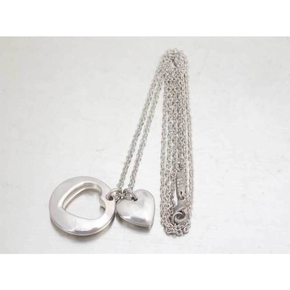 Tiffany Co Necklace Heart Motif Sterling Silver